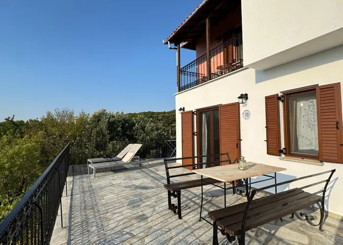 Villa Glykeria Διώροφη Κατοικία Με Δυο Υπνοδωμάτια Με Θέα בית נופש